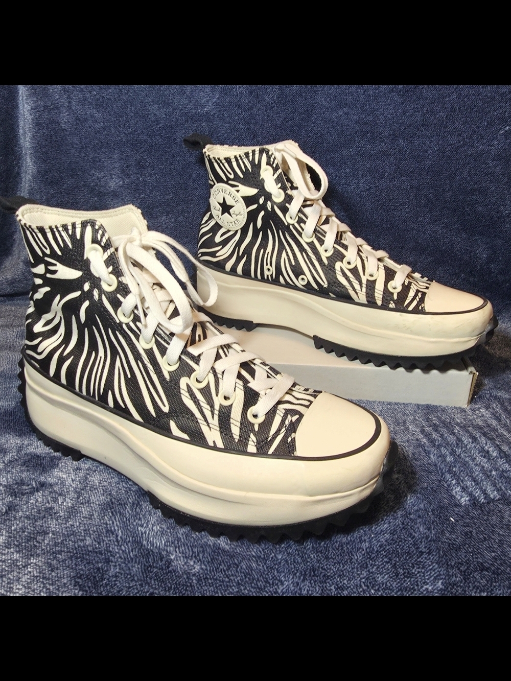 Converse Run Star Hike Platform 'Animalier' - Zebra Print